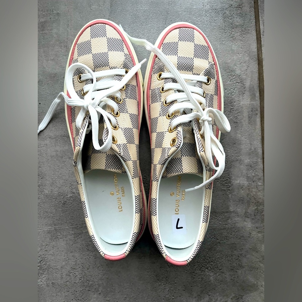 Louis Vuitton Damien Azur Sneakers Size 37